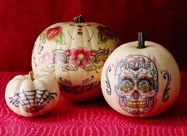 10 gợi ý trang trí tiệc Halloween độc đáo từ bí đỏ 44 trang tri tiec halloween