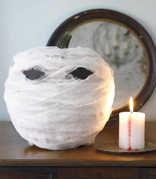 10 gợi ý trang trí tiệc Halloween độc đáo từ bí đỏ 46 trang tri tiec halloween