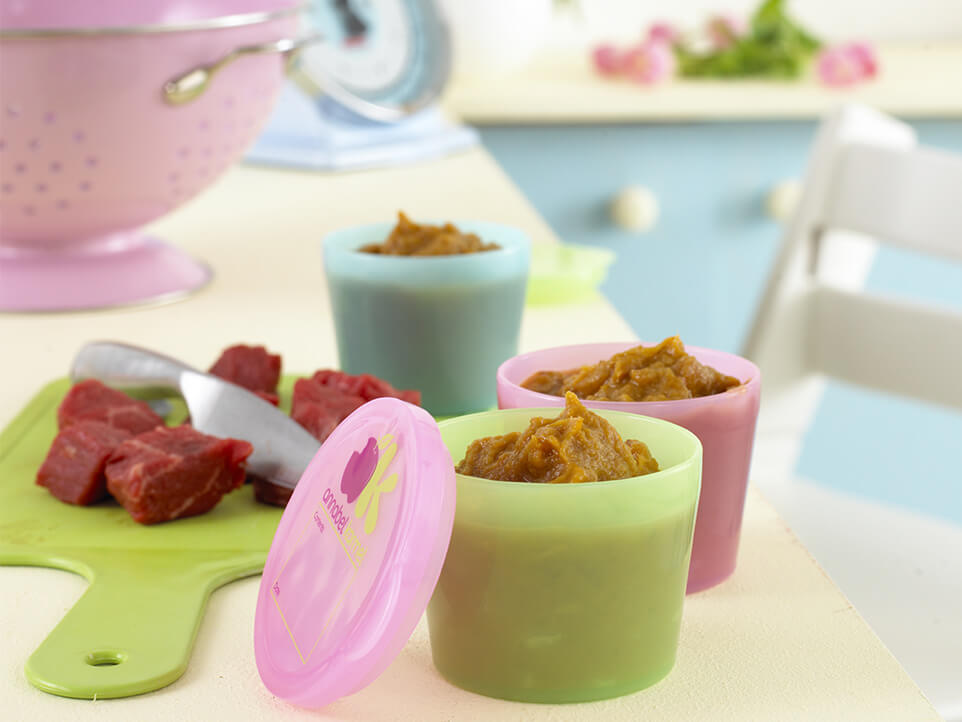 Cháo thịt bò mướp ngọt