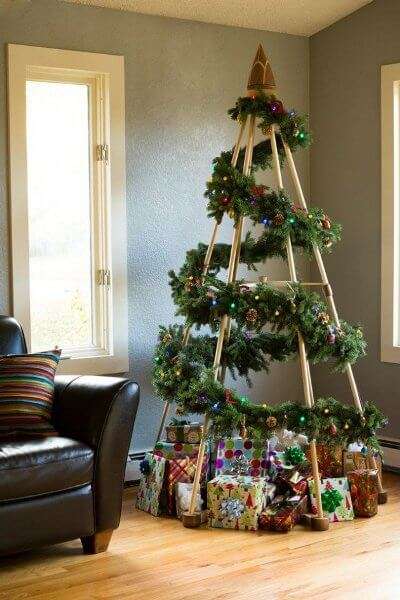 10 ý tưởng làm cây thông noel độc đáo và tiết kiệm 19