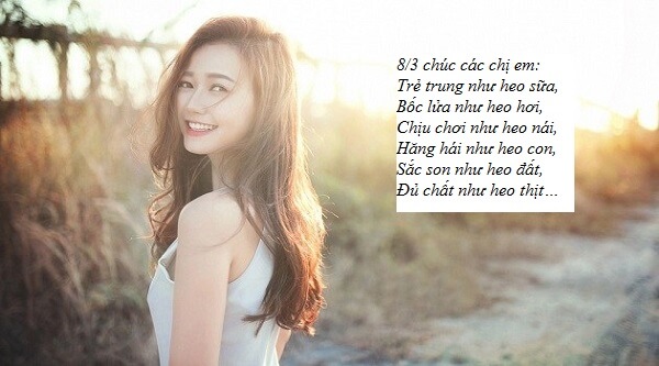 1.001 lời chúc 8/3 hài hước và đáng yêu nhất 42 lời chúc 8/3 2