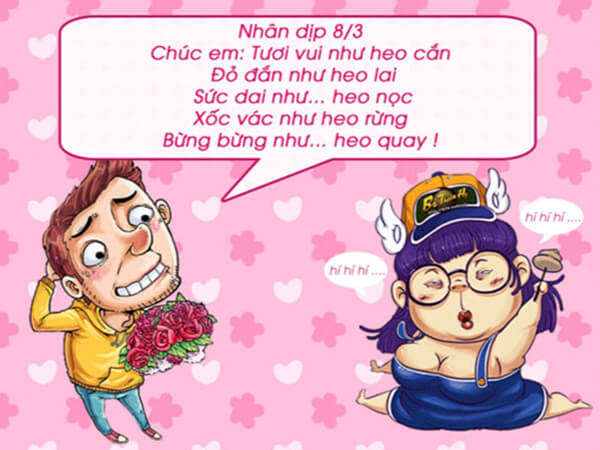 1.001 lời chúc 8/3 hài hước và đáng yêu nhất 43 lời chúc 8/3 3