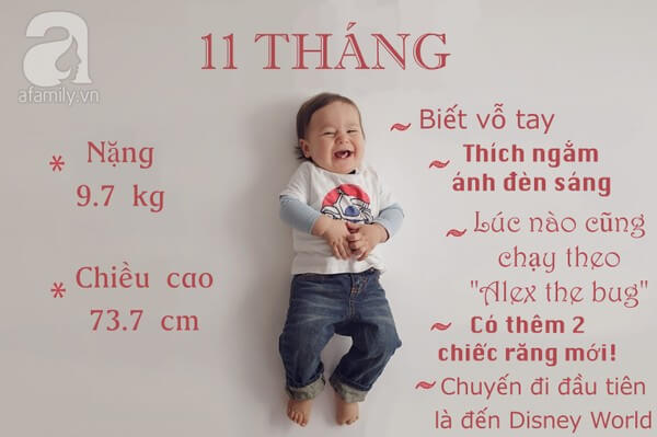 12 bức ảnh cực yêu ghi lại cột mốc trong năm đầu đời của bé 26