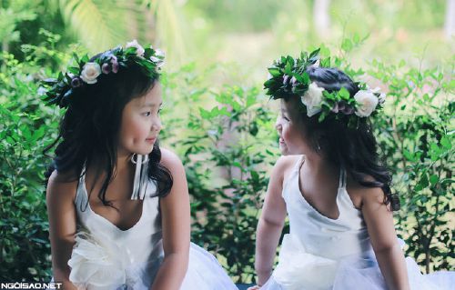 2 phù dâu nhí đẹp như thiên thần 9