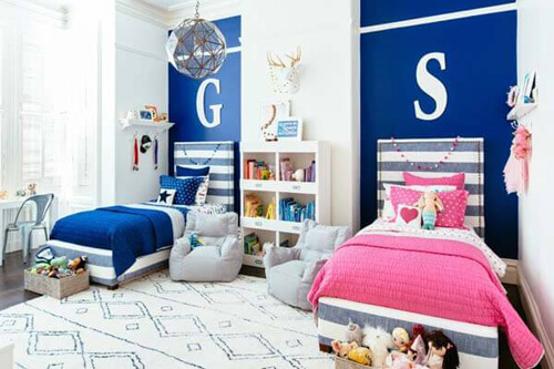 20 cách trang trí phòng ngủ cực đẹp cho hoàng tử tí hon và công chúa nhỏ ở chung phòng 59 20 cách trang trí phòng ngủ cực đẹp cho hoàng tử tí hon và công chúa nhỏ ở chung phòng 31