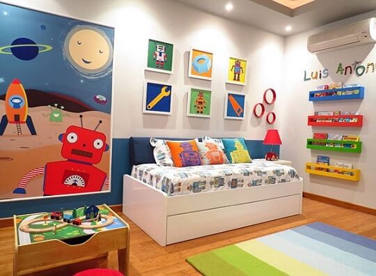 20 mẫu phòng ngủ cá tình dành cho bé trai, nhìn là bé mê ngay! 66 20 mẫu phòng ngủ cá tình dành cho bé trai, nhìn là bé mê ngay! 38