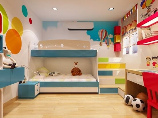 20 mẫu phòng ngủ cá tính dành cho nhà có hai hoàng tử nhí 61 20 mẫu phòng ngủ cá tính dành cho nhà có hai hoàng tử nhí 33