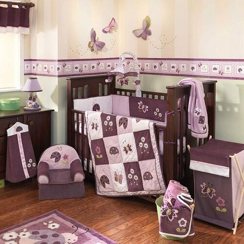 20 mẫu phòng ngủ cho bé gái sơ sinh nhìn là thích mê 34