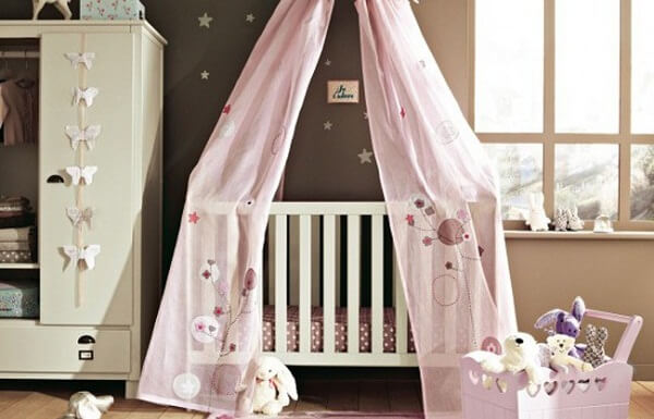 20 mẫu phòng ngủ cho bé gái sơ sinh nhìn là thích mê 31