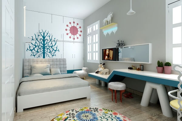 20 mẫu phòng ngủ dành cho bé gái "xinh ơi là xinh" vừa dễ bài trí vừa hợp túi tiền của các mẹ 43
