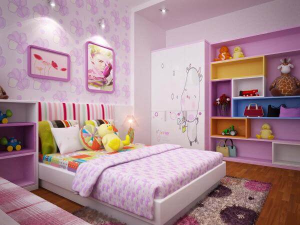 20 mẫu phòng ngủ dành cho bé gái "xinh ơi là xinh" vừa dễ bài trí vừa hợp túi tiền của các mẹ 33