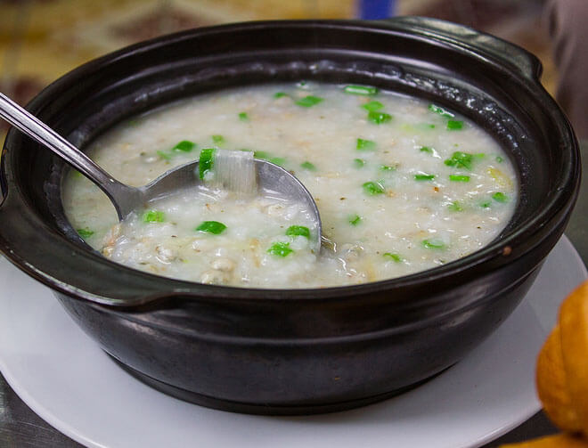 3 món cháo trị mồ hôi trộm cho bé ngày hè 37 chao-hen