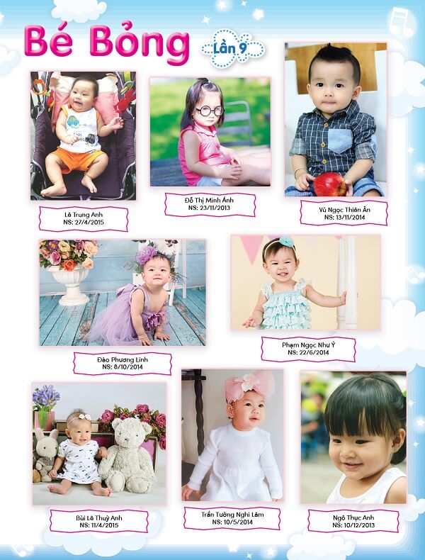 30 bé lọt vào vòng chung kết của Thiên Thần Bé Bỏng lần 9 39 chung kết của Thiên Thần Bé Bỏng lần thứ 9