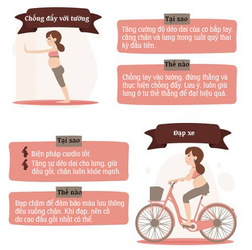 4 bài tập thể dục cho mẹ bầu sinh thường nhẹ tênh 15