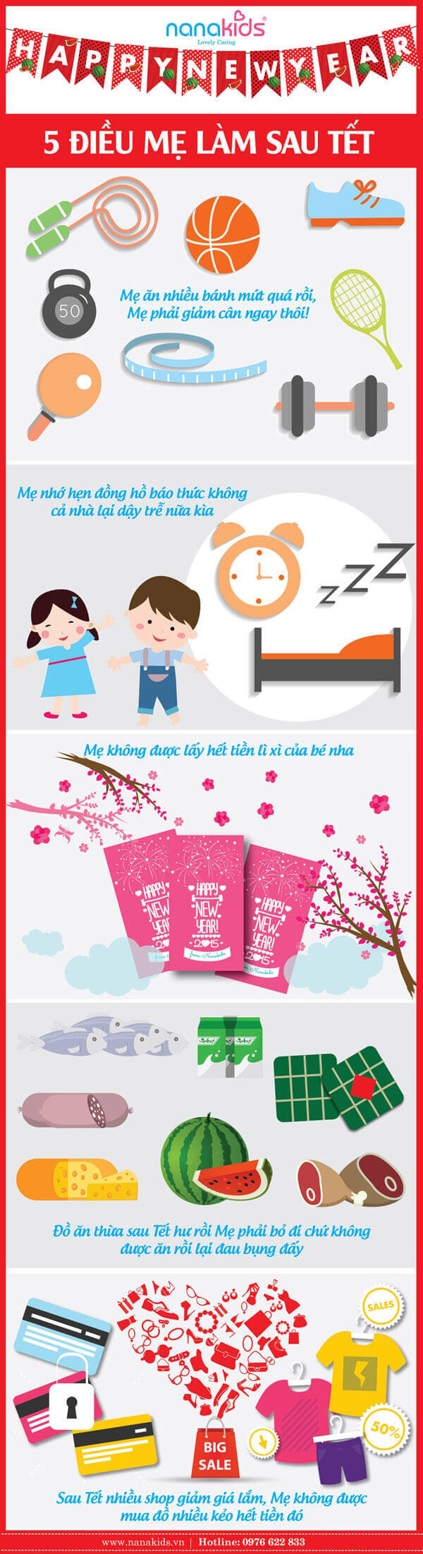 5 điều mẹ nên làm sau Tết 5