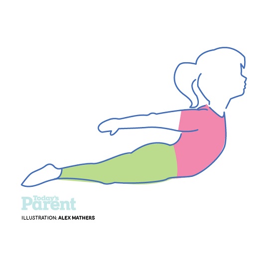6 động tác yoga vừa dễ tập vừa tăng cường sức khỏe và sức dẻo dai cho bé yêu 10