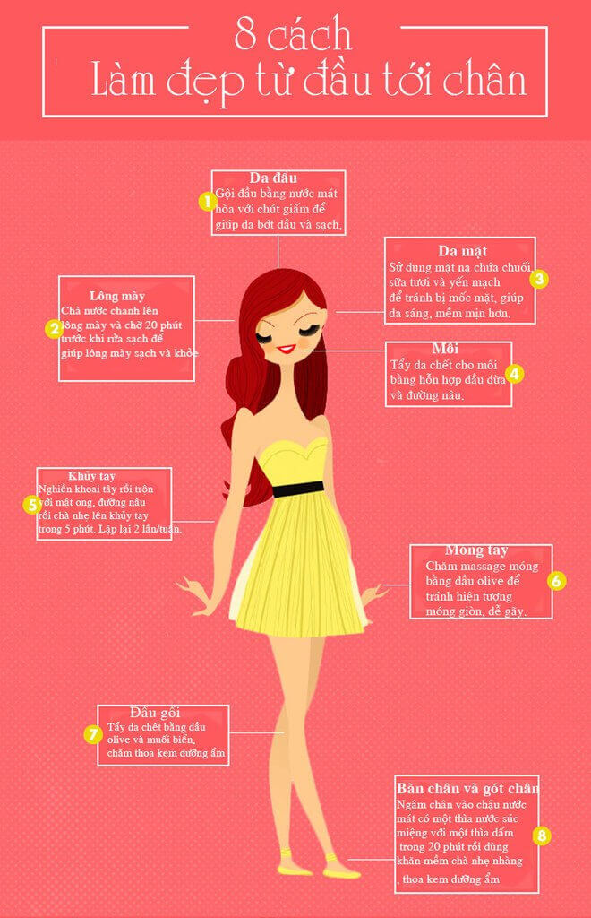 8 cách làm đẹp từ đầu đến chân đón mùa lễ hội đang về 5
