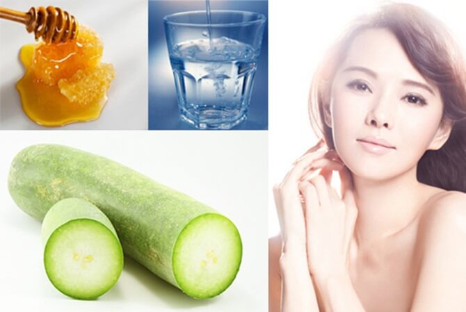 Cao bí đao mật ong và rượu trắng