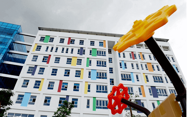 Bệnh viện Nhi đồng Thành phố xinh xắn như trường mầm non 60 Bệnh viện Nhi đồng Thành phố xinh xắn như trường mầm non 32