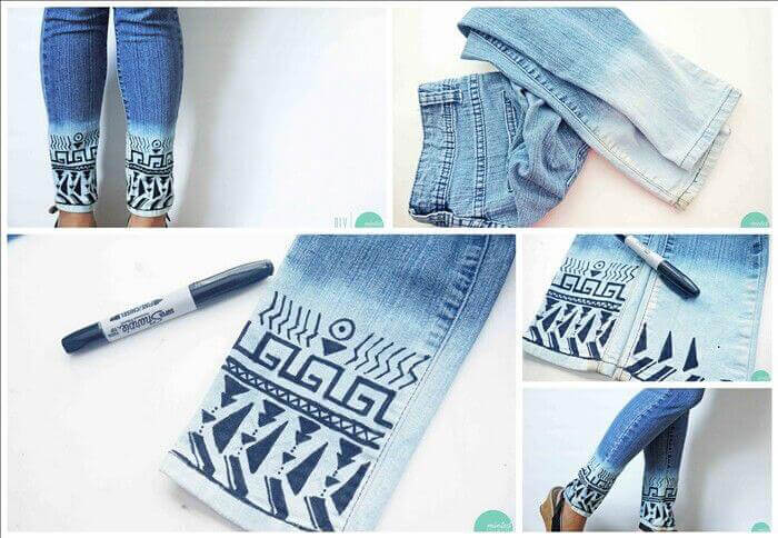 Biến chiếc quần jeans cũ thành những kiểu quần áo mới cực "chất" 42 Biến chiếc quần jeans cũ thành những kiểu quần áo mới cực "chất" 14