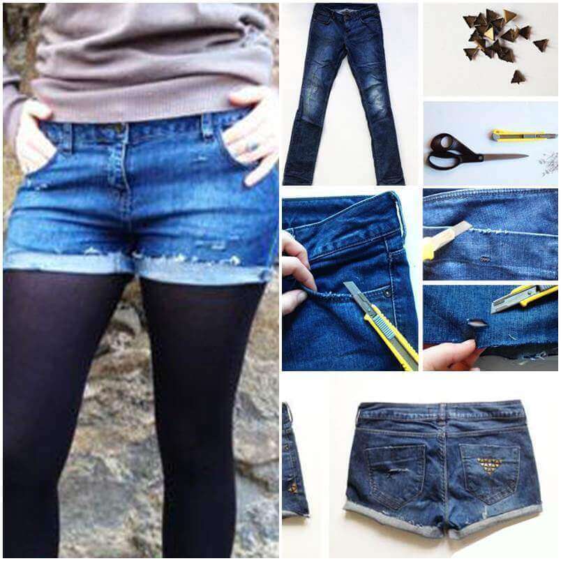 Biến chiếc quần jeans cũ thành những kiểu quần áo mới cực "chất" 45 Biến chiếc quần jeans cũ thành những kiểu quần áo mới cực "chất" 17
