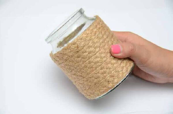 Biến dây thừng, dây đai thành lọ cắm bút trong nháy mắt 28