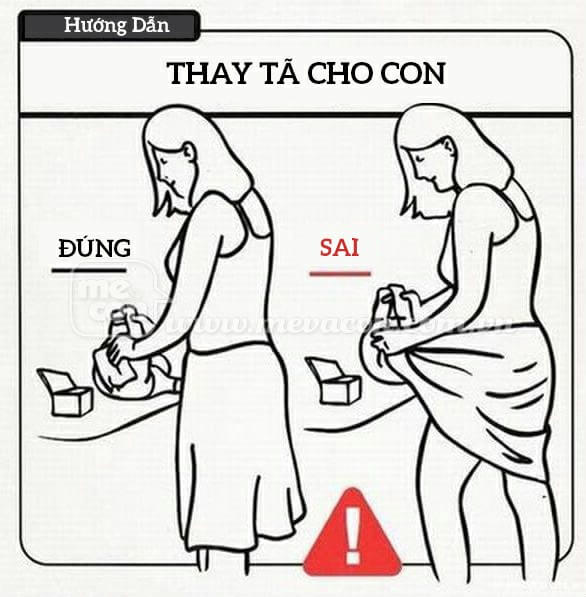 Bộ tranh hướng dẫn cách chăm con từ A-Z cho bố mẹ trẻ 69 Bộ tranh hướng dẫn cách chăm con từ A-Z cho bố mẹ trẻ 41