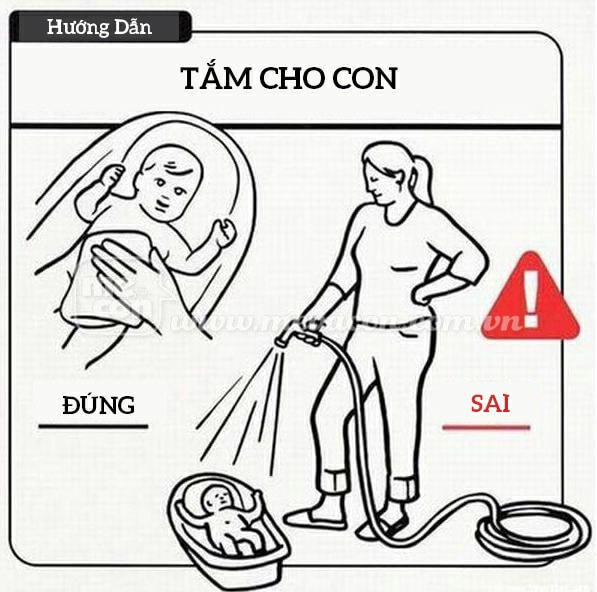 Bộ tranh hướng dẫn cách chăm con từ A-Z cho bố mẹ trẻ 77 Bộ tranh hướng dẫn cách chăm con từ A-Z cho bố mẹ trẻ 49