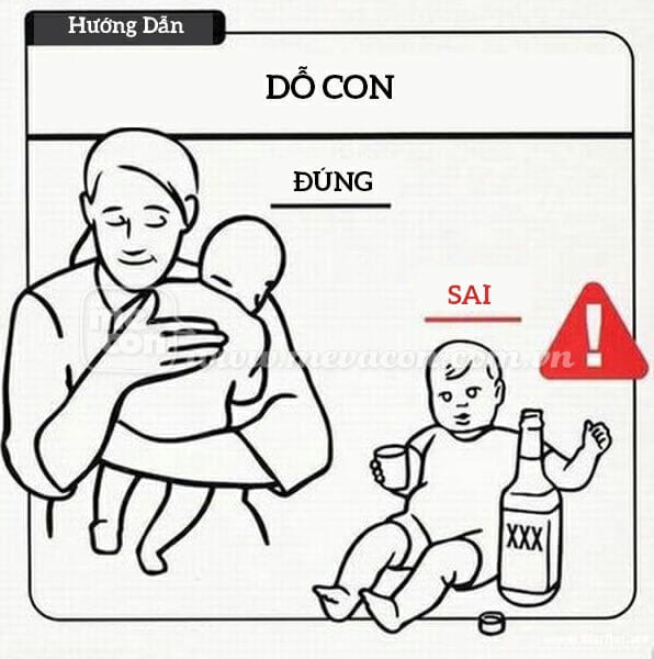 Bộ tranh hướng dẫn cách chăm con từ A-Z cho bố mẹ trẻ 83 Bộ tranh hướng dẫn cách chăm con từ A-Z cho bố mẹ trẻ 55