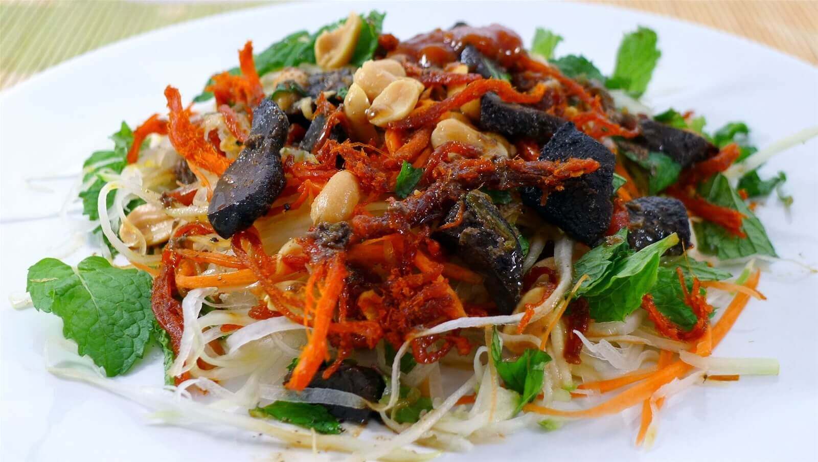 nộm đu đủ