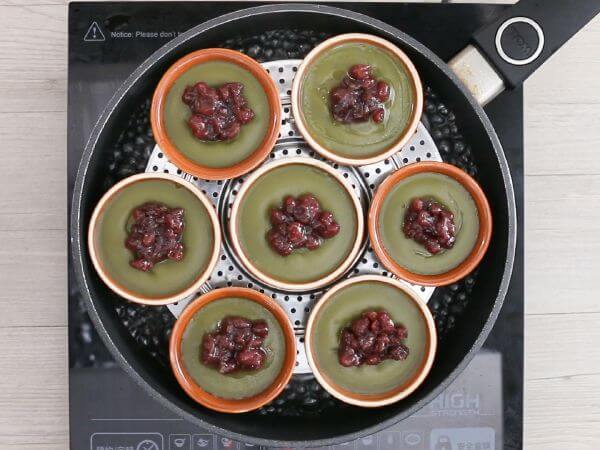 Cách làm bánh pudding trà xanh đậu đỏ thết đãi cả nhà 52 bánh pudding trà xanh đậu đỏ