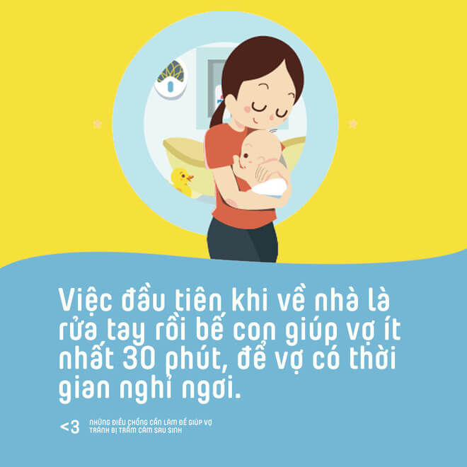 Chồng làm được những điều này, vợ không mắc trầm cảm sau sinh 44 Chồng làm được những điều này, vợ không mắc trầm cảm sau sinh 17
