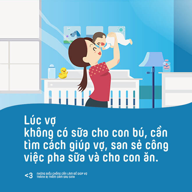 Chồng làm được những điều này, vợ không mắc trầm cảm sau sinh 48 Chồng làm được những điều này, vợ không mắc trầm cảm sau sinh 21