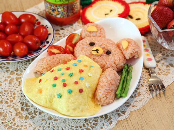 Cơm Bento hình gấu đắp chăn đáng yêu cho bé 49 Cơm Bento hình gấu đắp chăn đáng yêu cho bé 23