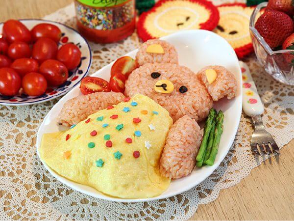 Cơm Bento hình gấu đắp chăn đáng yêu cho bé 63 Cơm Bento hình gấu đắp chăn đáng yêu cho bé 37