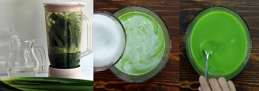 Công thức làm món bánh đúc lá dứa đãi cả nhà cuối tuần 43 bánh đúc