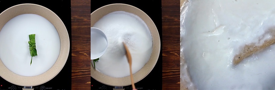 Công thức làm món bánh đúc lá dứa đãi cả nhà cuối tuần 47 bánh đúc
