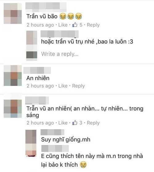 Cười ra nước mắt khi nhờ cộng đồng mạng đặt tên con 23