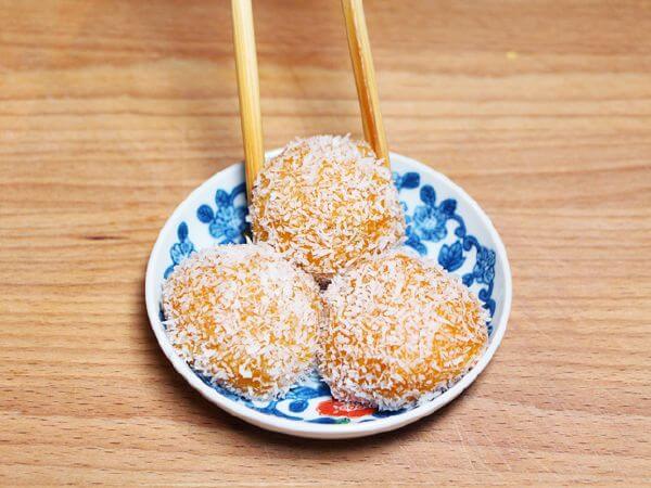 Cuối tuần đãi cả nhà món bánh Mochi bí đỏ thơm ngon 32