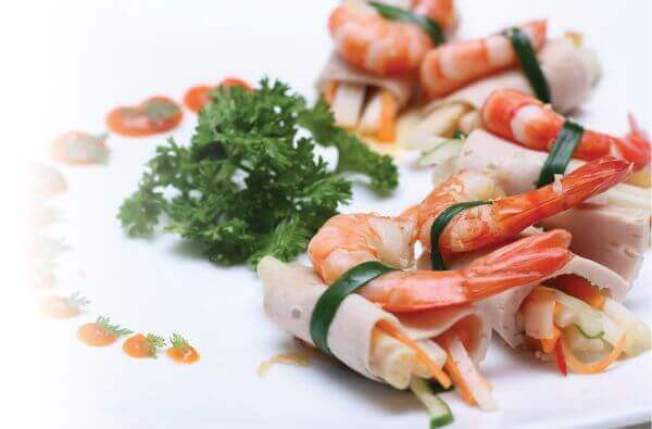 Cuối tuần đổi vị với 2 món ngon miệng, lạ mắt 43 goi cuon hanh huong