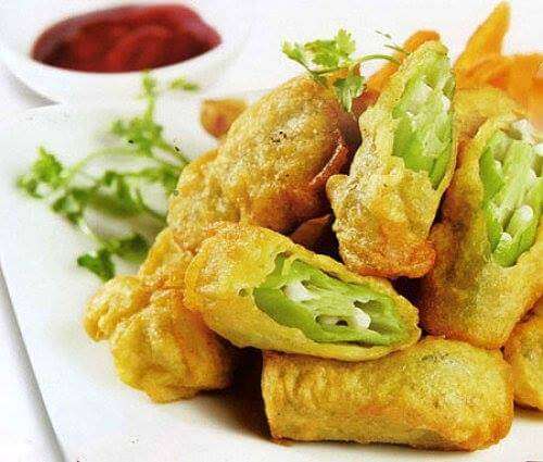 Đậu bắp chiên giòn ngon miệng cho mùa chay 35 dậu băp chiên giòn