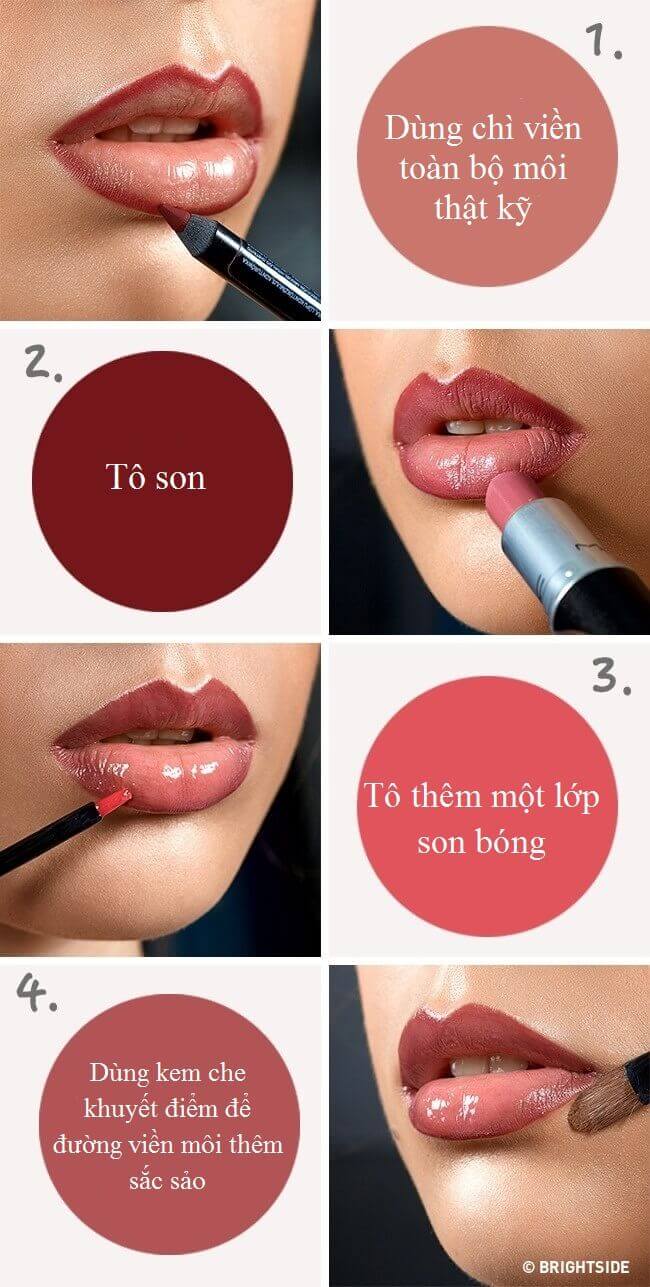 Đôi môi căng mọng tức thì chỉ với 6 mẹo tô son đơn giản 39 môi