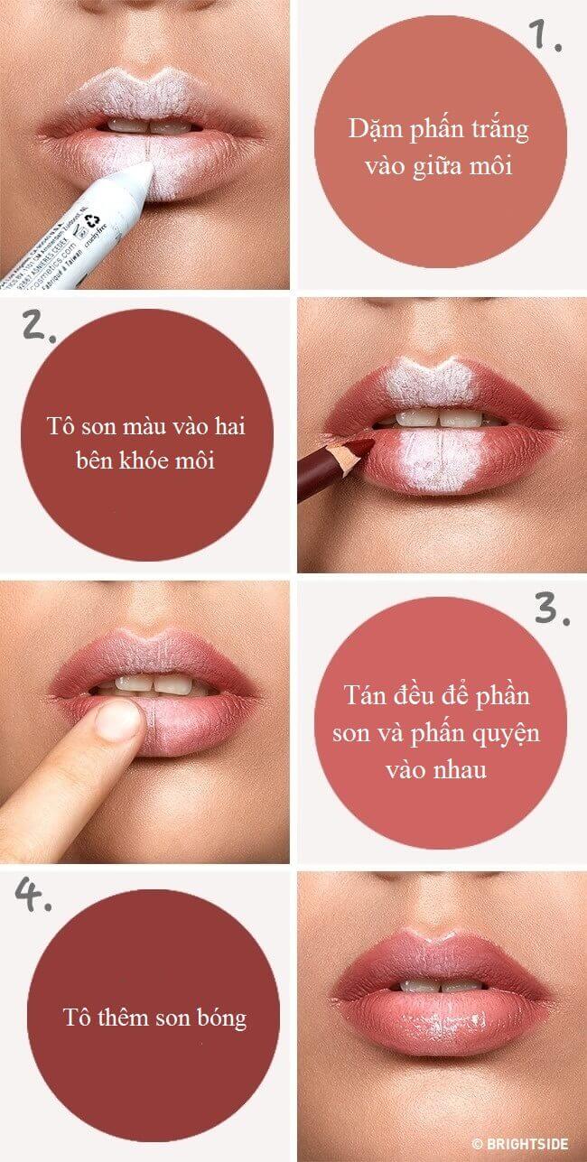 Đôi môi căng mọng tức thì chỉ với 6 mẹo tô son đơn giản 43 môi