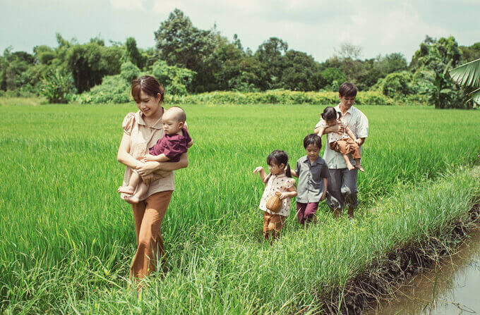 Gia đình Lý Hải - Minh Hà hóa nông dân thứ thiệt 29