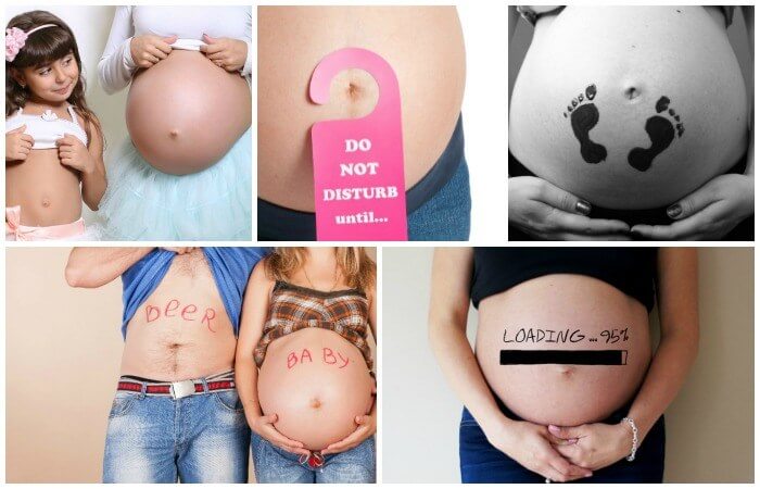 Gợi ý 16 cách chụp hình "tự sướng" siêu dễ thương với bụng bầu 27