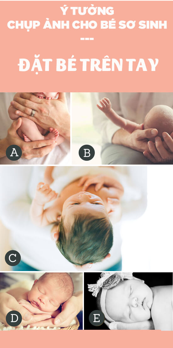 chụp ảnh cho b&eacute; sơ sinh