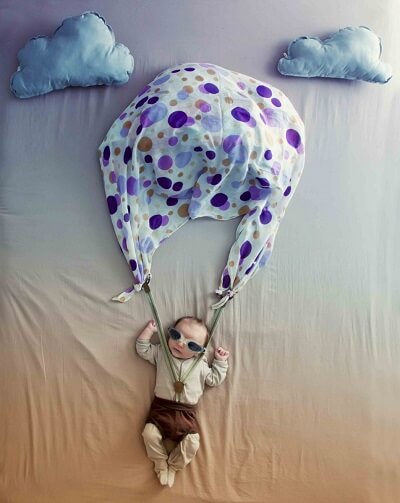 Gợi ý 50 cách chụp hình cực sáng tạo cho trẻ sơ sinh 55