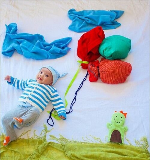 Gợi ý 50 cách chụp hình cực sáng tạo cho trẻ sơ sinh 68