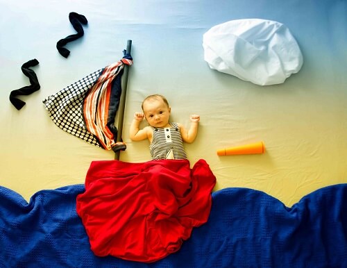 Gợi ý 50 cách chụp hình cực sáng tạo cho trẻ sơ sinh 59