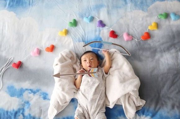 Gợi ý 50 cách chụp hình cực sáng tạo cho trẻ sơ sinh 63
